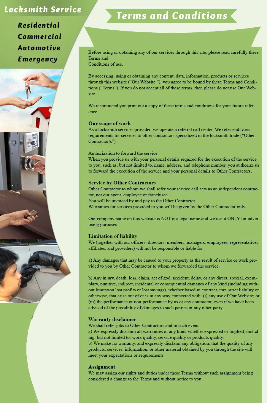 Philadelphia Locksmith Services Philadelphia, PA 215-948-9184 - terms-and-condition-c-22